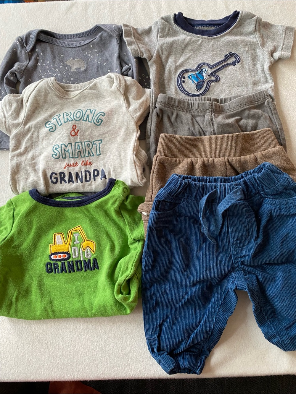 Set of 7 Carter’s 3 Month Baby Clothes